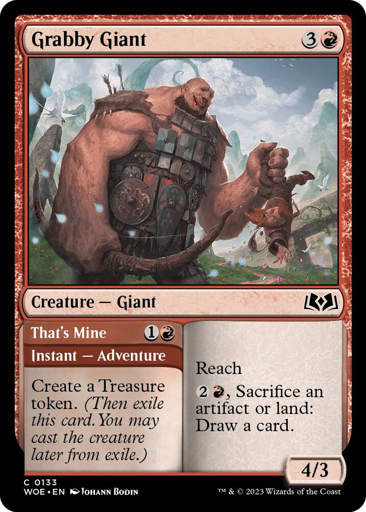 Grabby Giant [Wilds of Eldraine] 133