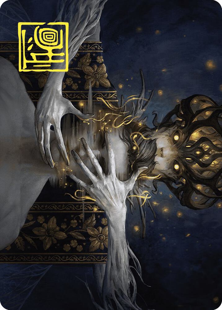 Ego Drain Art Card (Gold-Stamped Signature) [Art Series: Wilds of Eldraine] 12