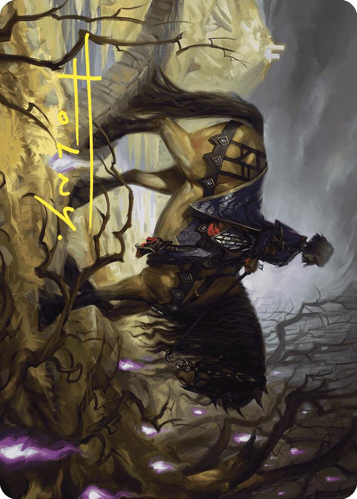Rowan's Grim Search Art Card (Gold-Stamped Signature) [Art Series: Wilds of Eldraine] 13