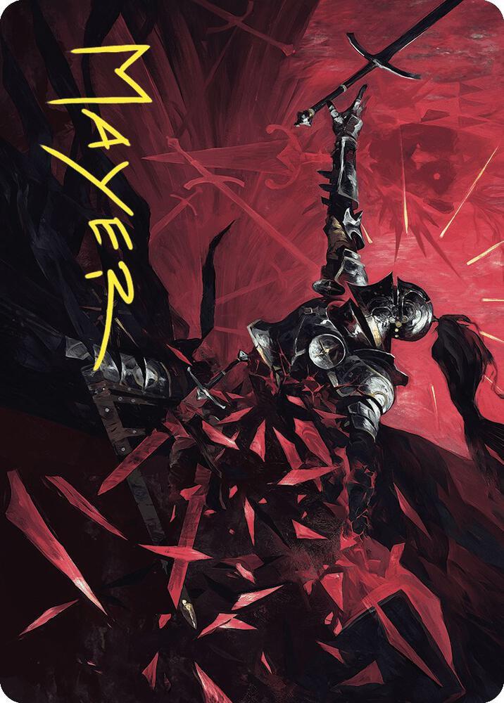 Shatter the Oath Art Card (Gold-Stamped Signature) [Art Series: Wilds of Eldraine] 14