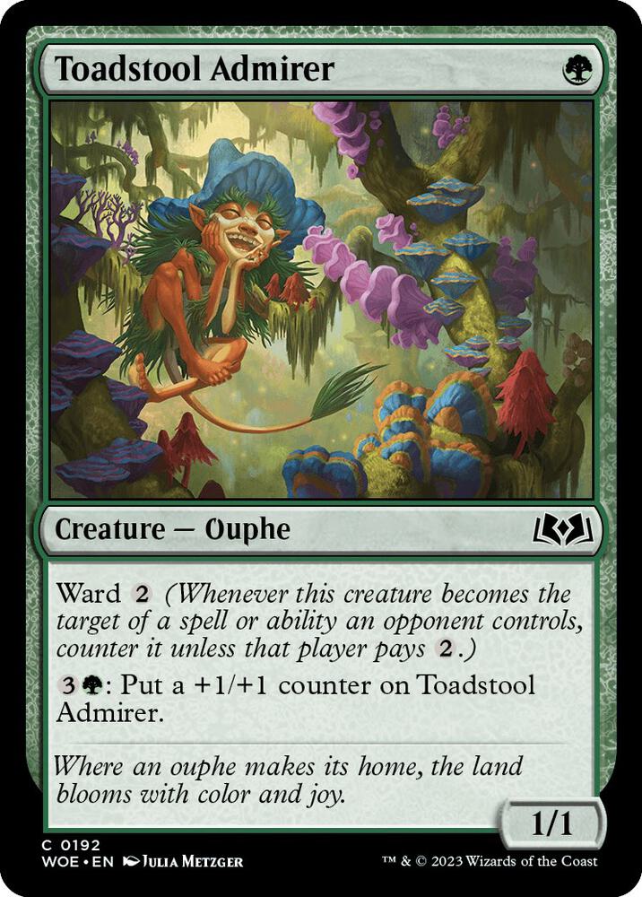 Toadstool Admirer [Wilds of Eldraine] 192