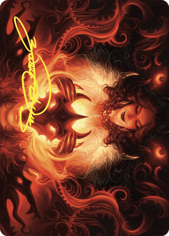 Witch's Mark Art Card (Gold-Stamped Signature) [Art Series: Wilds of Eldraine] 21
