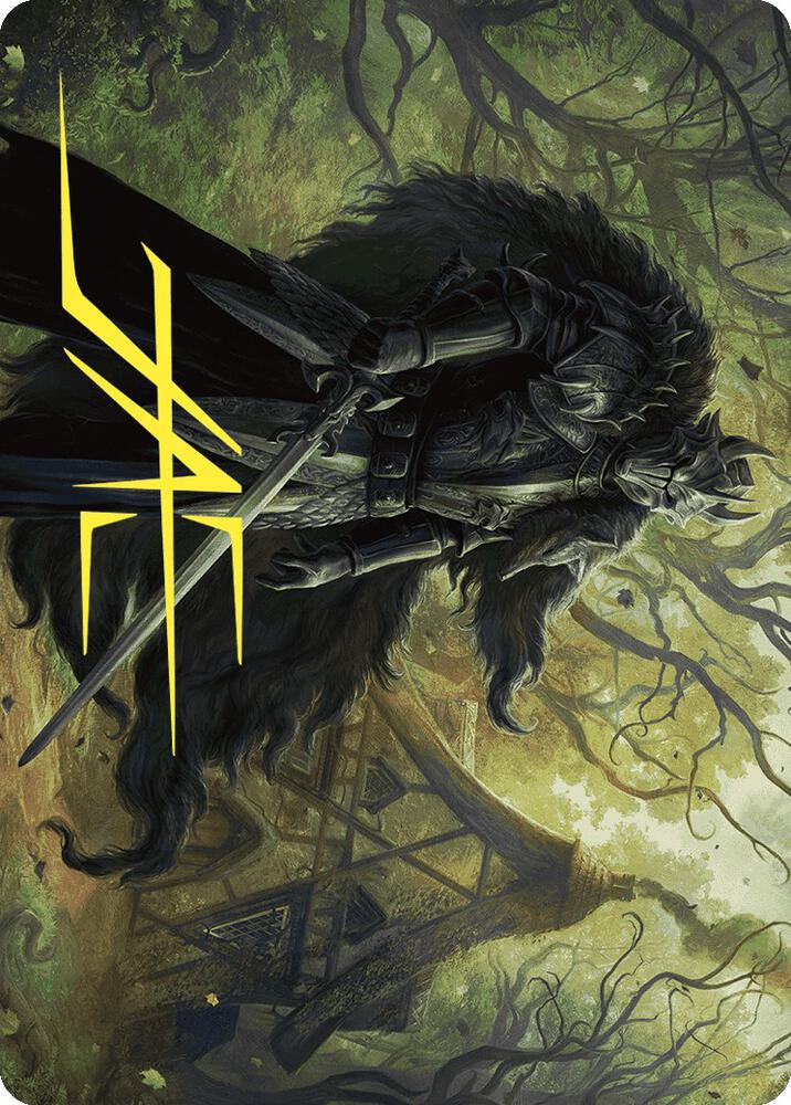 Agatha's Champion Art Card (Gold-Stamped Signature) [Art Series: Wilds of Eldraine] 22
