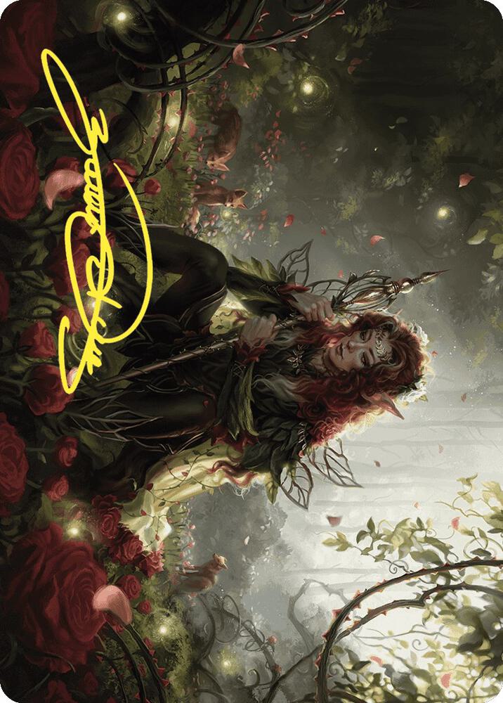 Yenna, Redtooth Regent Art Card (Gold-Stamped Signature) [Art Series: Wilds of Eldraine] 35