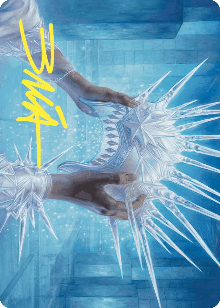Hylda's Crown of Winter Art Card (Gold-Stamped Signature) [Art Series: Wilds of Eldraine] 43