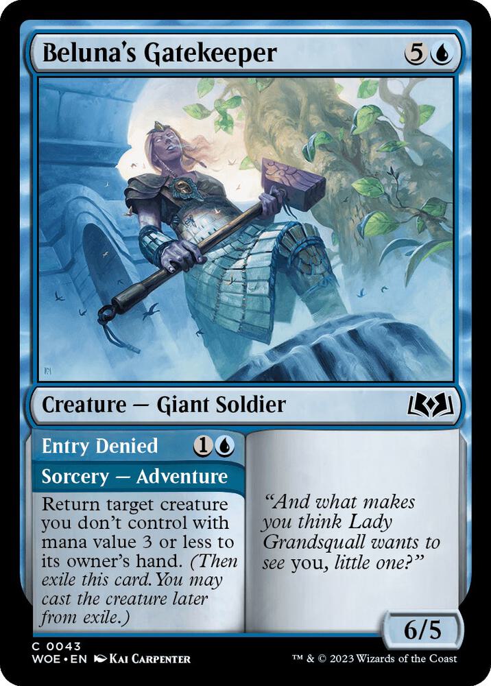 Beluna's Gatekeeper [Wilds of Eldraine] 43