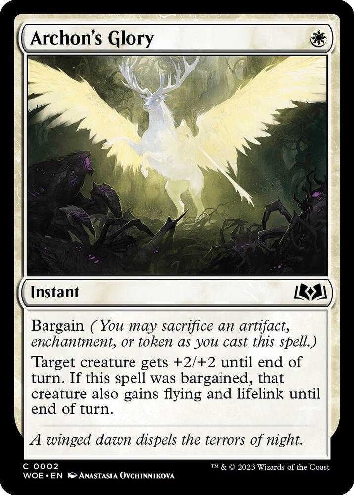 Archon's Glory [Wilds of Eldraine] 2