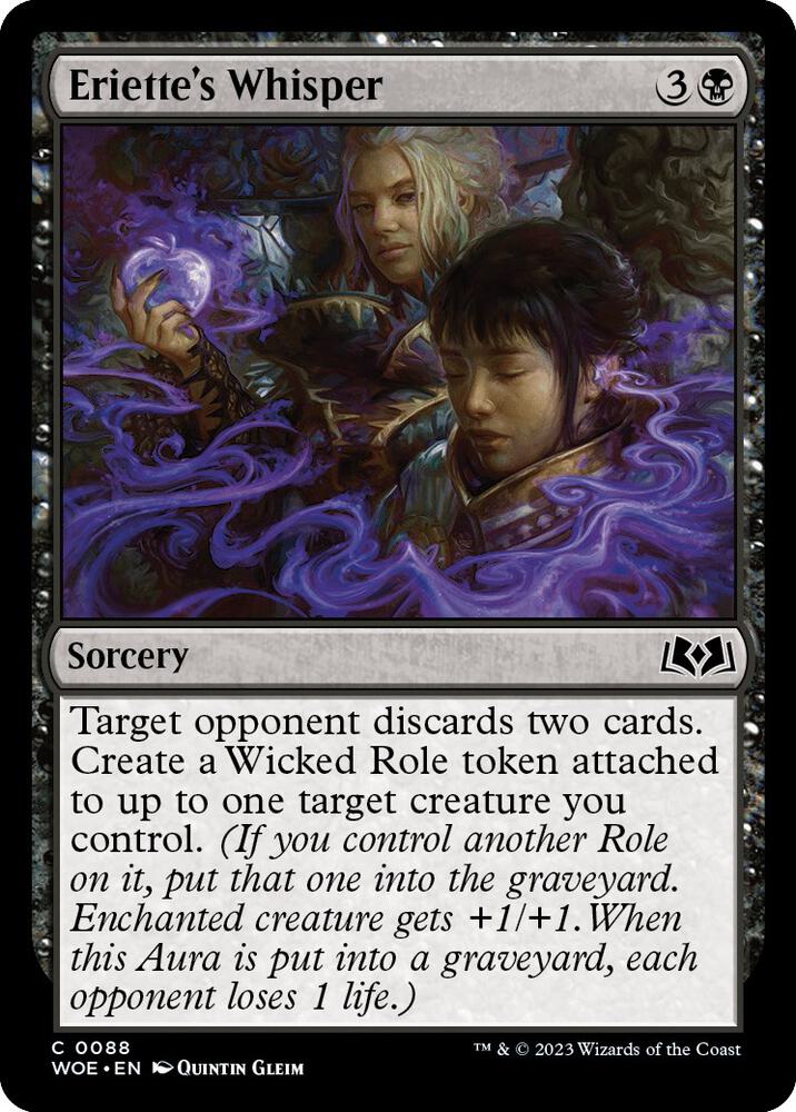 Eriette's Whisper [Wilds of Eldraine] 88