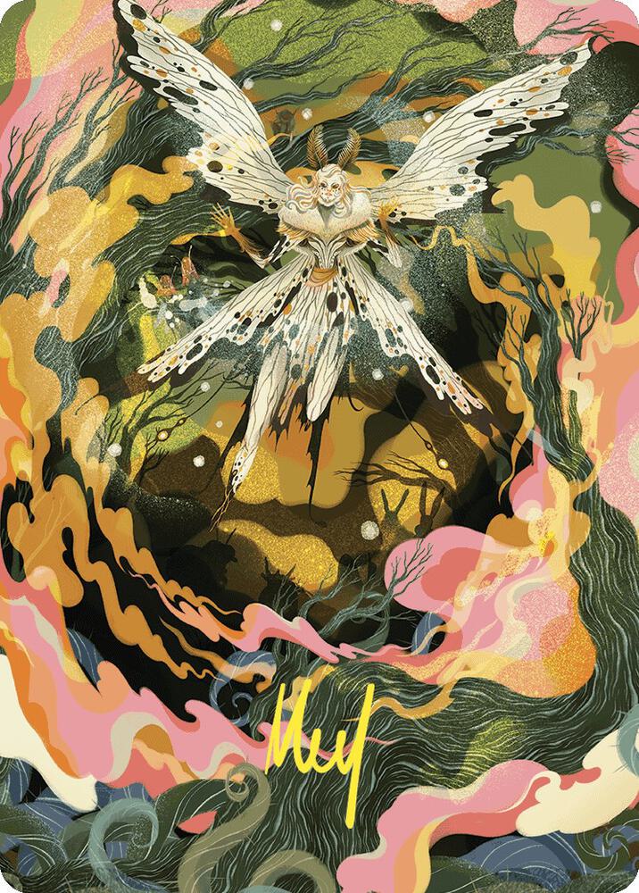 Greater Auramancy Art Card (Gold-Stamped Signature) [Art Series: Wilds of Eldraine] 61