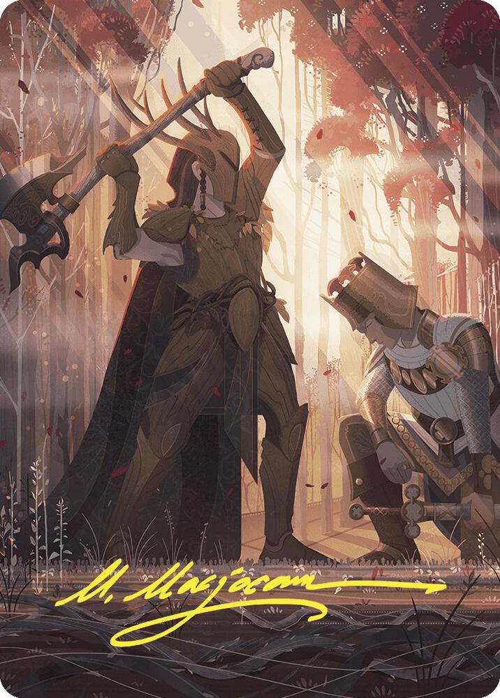 Karmic Justice Art Card (Gold-Stamped Signature) [Art Series: Wilds of Eldraine] 62