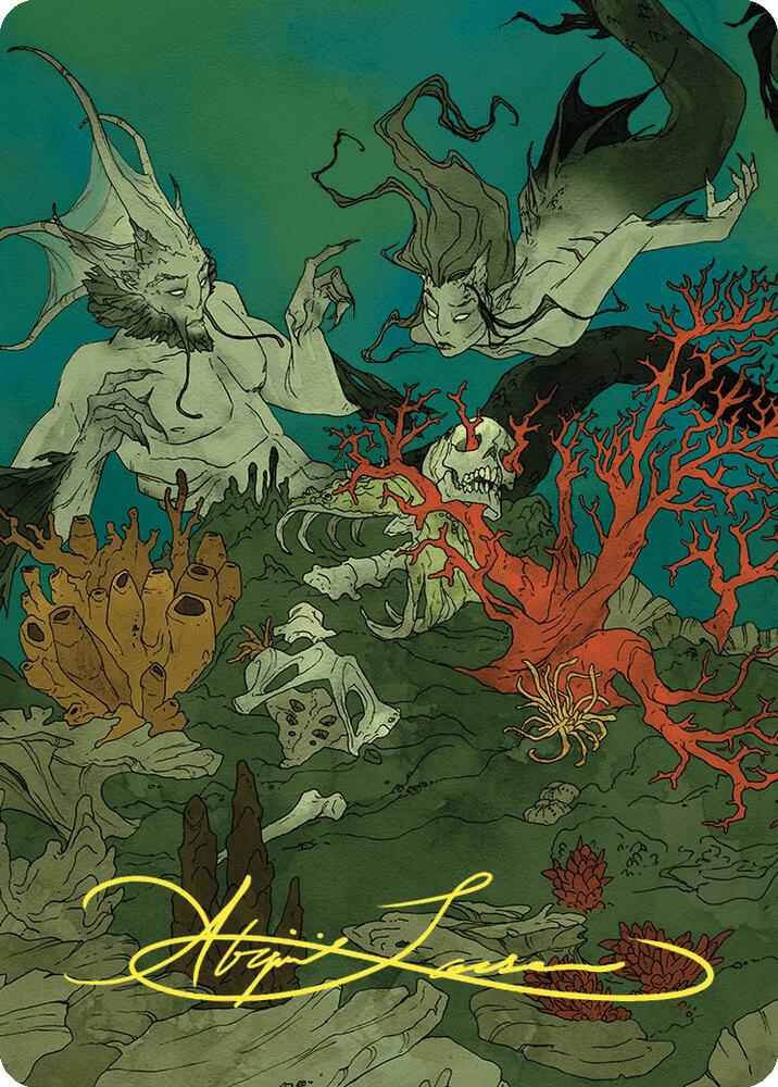 Curiosity Art Card (Gold-Stamped Signature) [Art Series: Wilds of Eldraine] 65