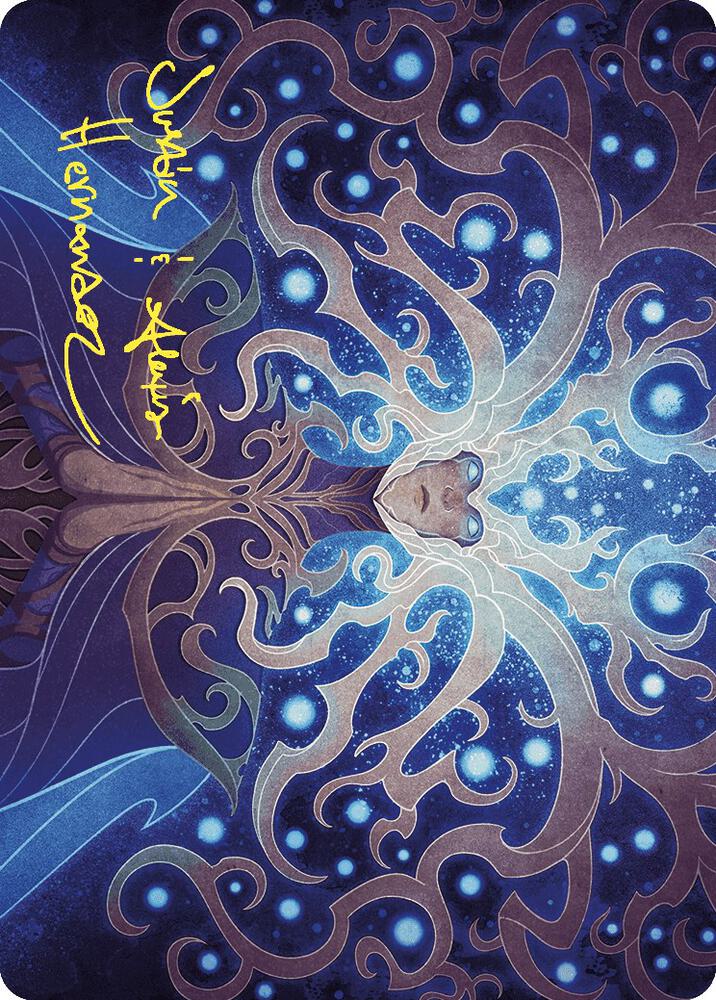Omniscience Art Card (Gold-Stamped Signature) [Art Series: Wilds of Eldraine] 68