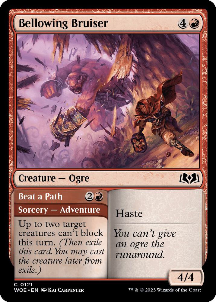Bellowing Bruiser [Wilds of Eldraine] 121
