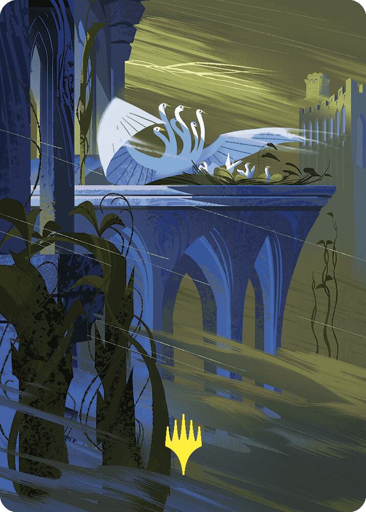 Doubling Season Art Card (Gold-Stamped Planeswalker Symbol) [Art Series: Wilds of Eldraine] 71