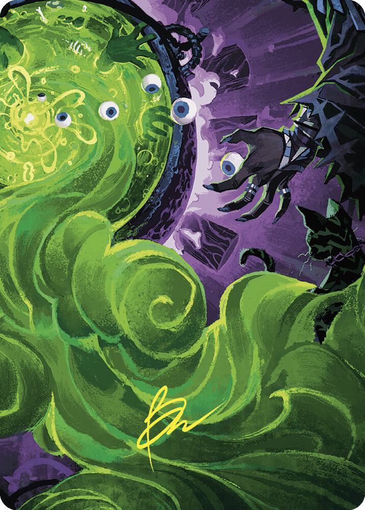 Waste Not Art Card (Gold-Stamped Signature) [Art Series: Wilds of Eldraine] 70