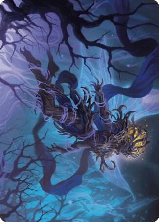 Sleep-Cursed Faerie Art Card [Art Series: Wilds of Eldraine] 8