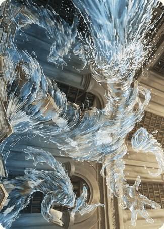 Splashy Spellcaster Art Card [Art Series: Wilds of Eldraine] 9