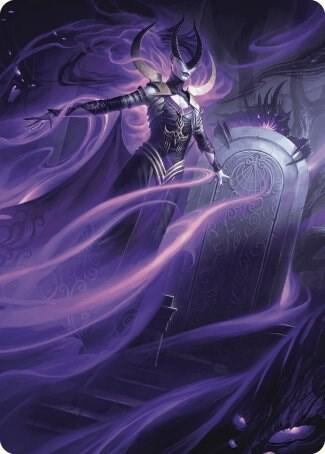 Ashiok, Wicked Manipulator Art Card (10/81) [Art Series: Wilds of Eldraine] 10