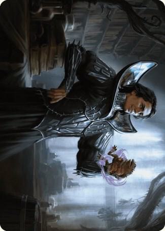 Spiteful Hexmage Art Card [Art Series: Wilds of Eldraine] 15