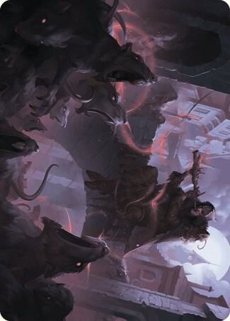Gnawing Crescendo Art Card [Art Series: Wilds of Eldraine] 17