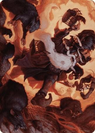 Tattered Ratter Art Card [Art Series: Wilds of Eldraine] 20