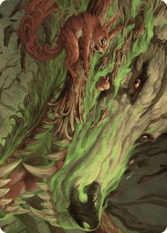 Leaping Ambush Art Card [Art Series: Wilds of Eldraine] 26