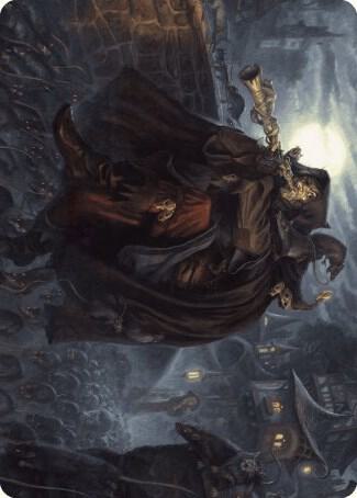 Totentanz, Swarm Piper Art Card [Art Series: Wilds of Eldraine] 33