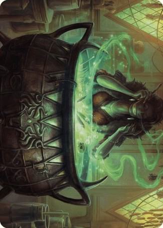 Agatha's Soul Cauldron Art Card [Art Series: Wilds of Eldraine] 42