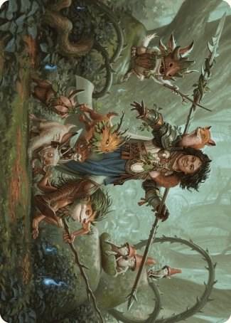 Ellivere of the Wild Court Art Card [Art Series: Wilds of Eldraine] 49