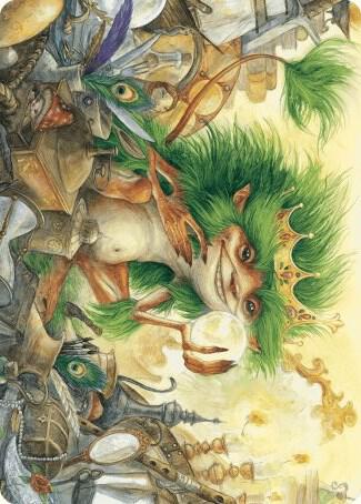 Knickknack Ouphe Art Card [Art Series: Wilds of Eldraine] 50