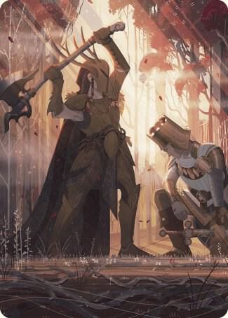 Karmic Justice Art Card [Art Series: Wilds of Eldraine] 62