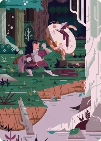 Stab Wound Art Card [Art Series: Wilds of Eldraine] 69