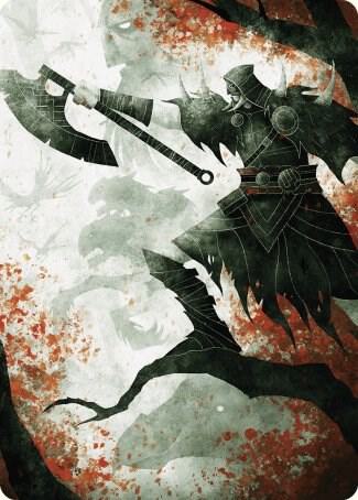 Garruk's Uprising Art Card [Art Series: Wilds of Eldraine] 72
