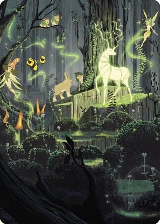 Primal Vigor Art Card [Art Series: Wilds of Eldraine] 74