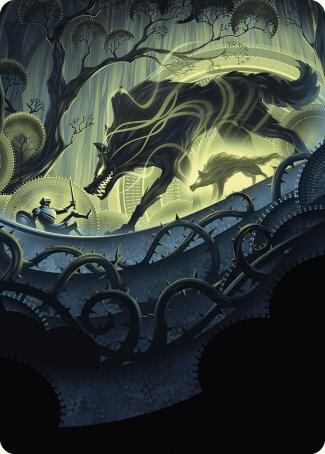 Unnatural Growth Art Card [Art Series: Wilds of Eldraine] 75