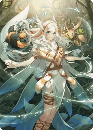 Greater Auramancy Anime Art Card [Art Series: Wilds of Eldraine] 76