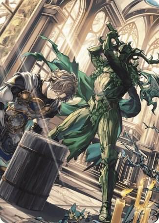 Karmic Justice Anime Art Card [Art Series: Wilds of Eldraine] 77