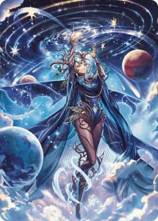 Omniscience Anime Art Card [Art Series: Wilds of Eldraine] 78