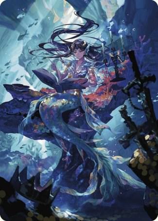 Rhystic Study Art Card [Art Series: Wilds of Eldraine] 79