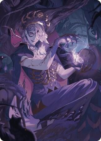 Necropotence Art Card [Art Series: Wilds of Eldraine] 80