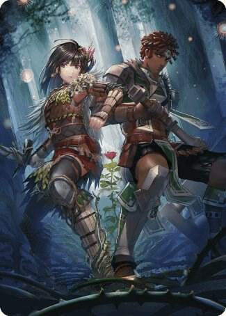 Defense of the Heart Art Card [Art Series: Wilds of Eldraine] 81