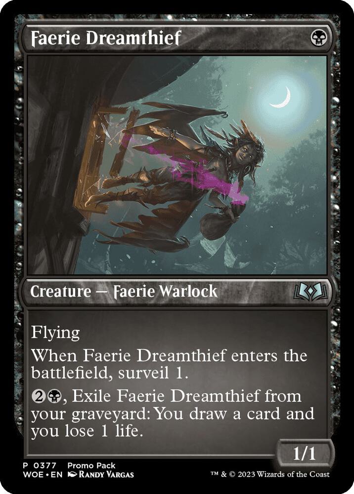 Faerie Dreamthief [Promo Pack: Wilds of Eldraine] 377