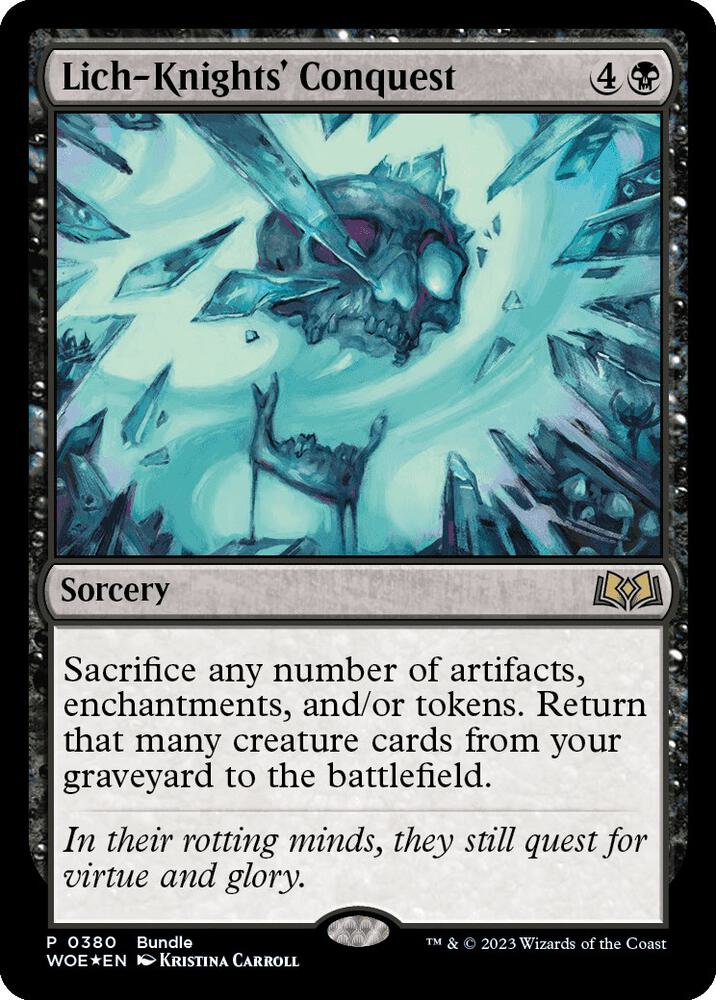 Lich-Knights' Conquest (WOE Bundle) [Unique and Miscellaneous Promos] 380