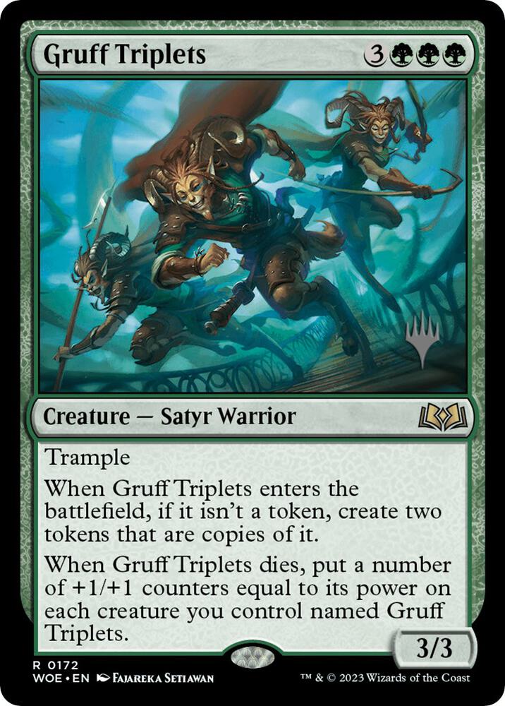 Gruff Triplets [Promo Pack: Wilds of Eldraine] 172