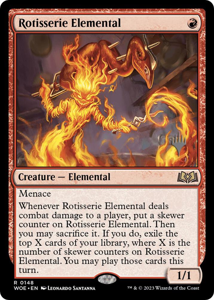 Rotisserie Elemental [Promo Pack: Wilds of Eldraine] 148