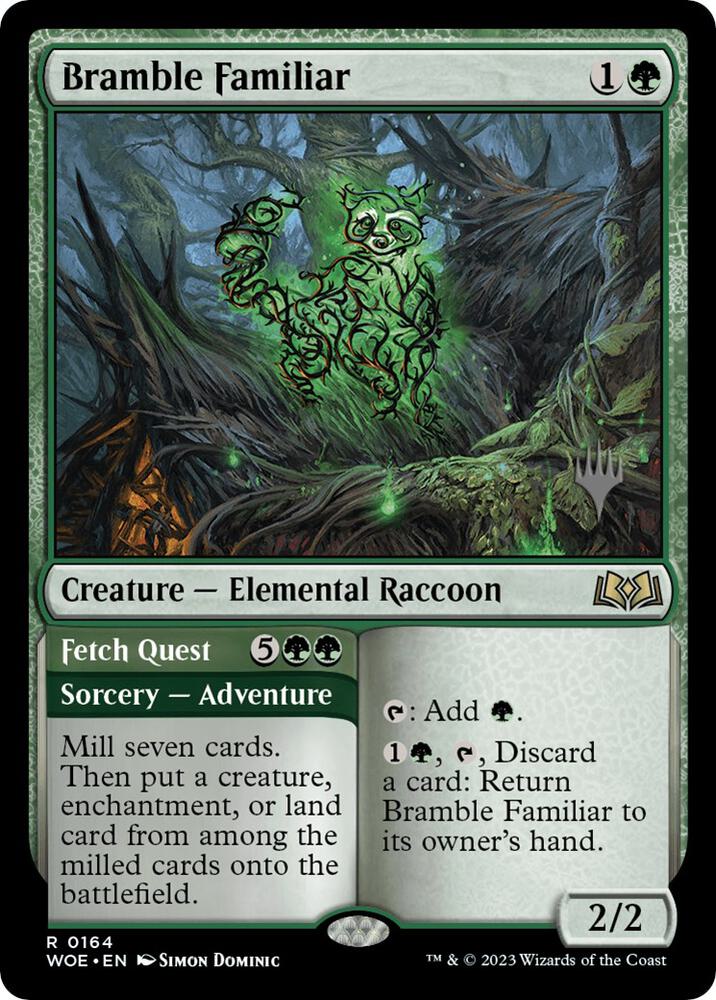 Bramble Familiar [Promo Pack: Wilds of Eldraine] 164