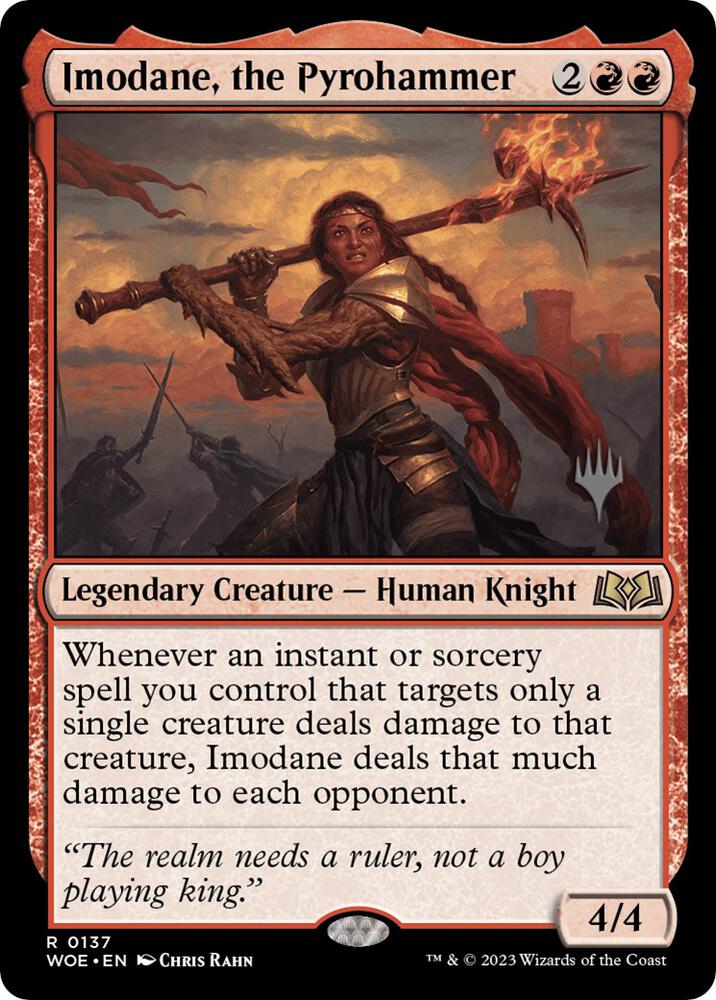 Imodane, the Pyrohammer [Promo Pack: Wilds of Eldraine] 137