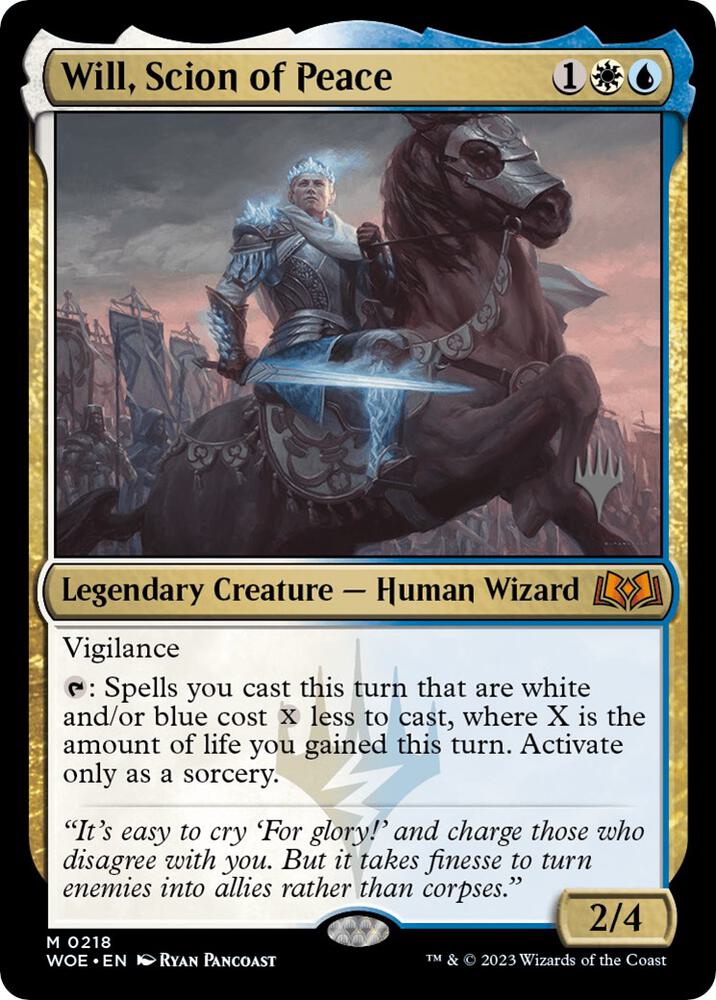 Will, Scion of Peace [Promo Pack: Wilds of Eldraine] 218