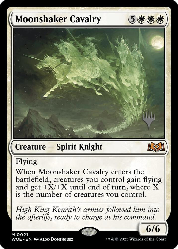 Moonshaker Cavalry [Promo Pack: Wilds of Eldraine] 21