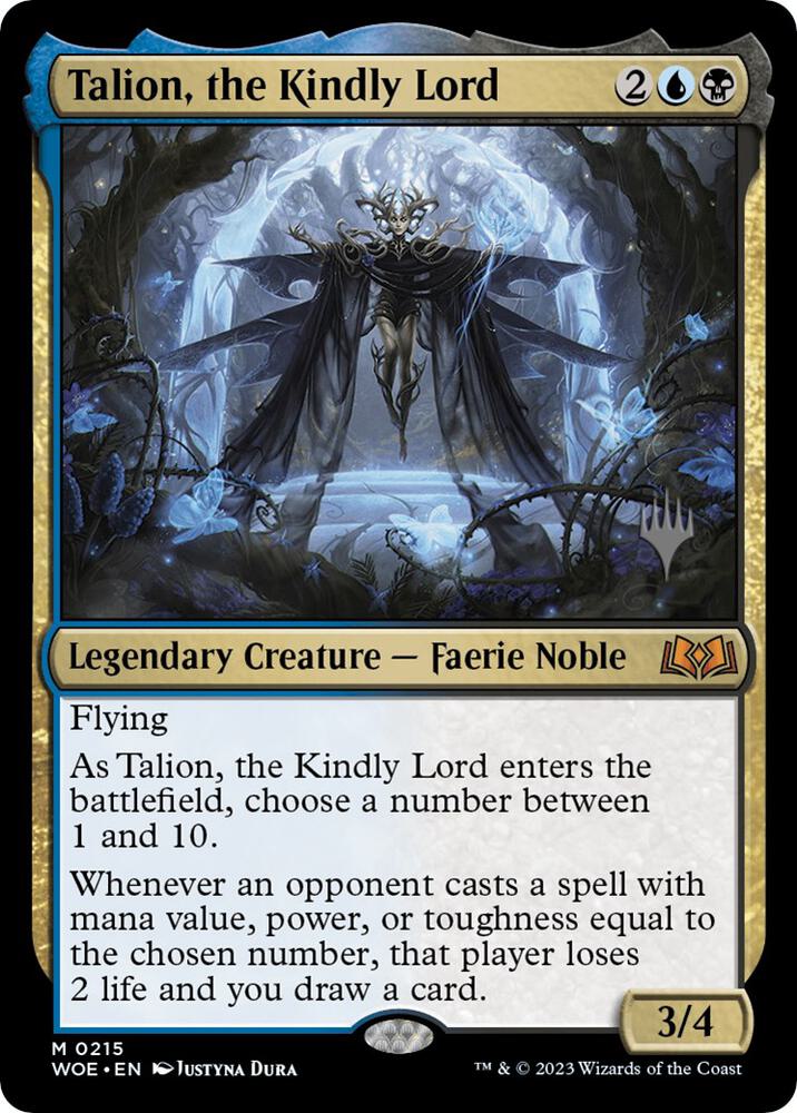 Talion, the Kindly Lord [Promo Pack: Wilds of Eldraine] 215
